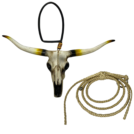 Enfeite De Retrovisor Long Horn + Mini Laço