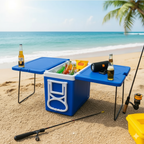 Caixa Térmica Praia Express 32L 5 em 1 - Férias e Breja Gelada