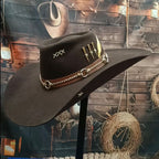 Chapeu 3 Cravos Americano Marron