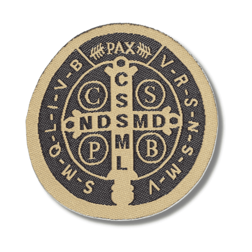 ADESIVO PARA CHAPÉU SÃO BENTO DOURADO