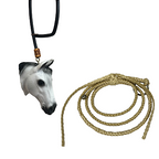 Enfeite De Retrovisor Country Formato De Cavalo Quarto de Milha + Mini Laço