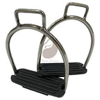 Estribo De Aço Inox Com Borracha De Aderência Confortável - Para Selas e Arreios